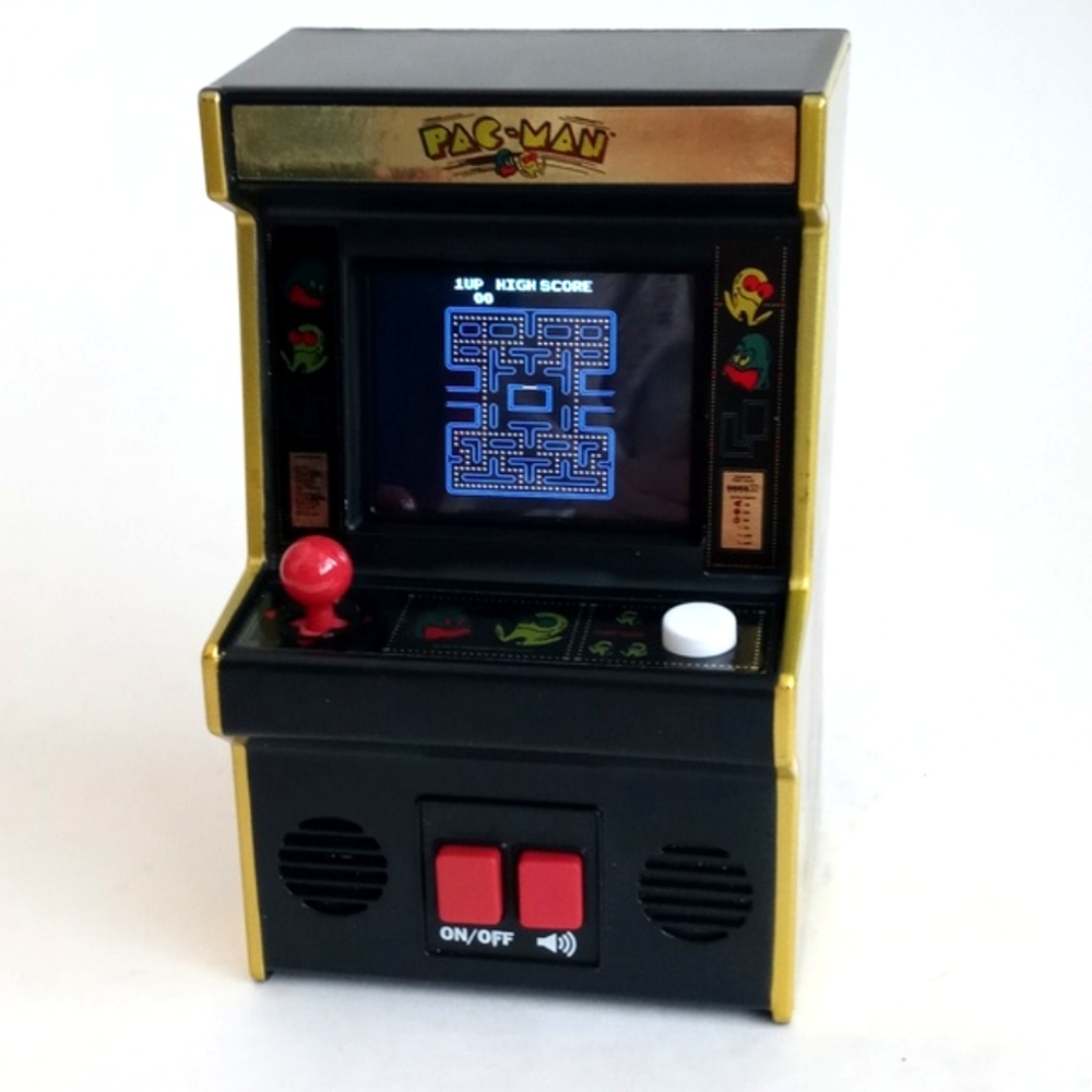 Pac-Man Arcade Classic Mini Pac-Man 48th Anniversary Arcade Game W Box *Works